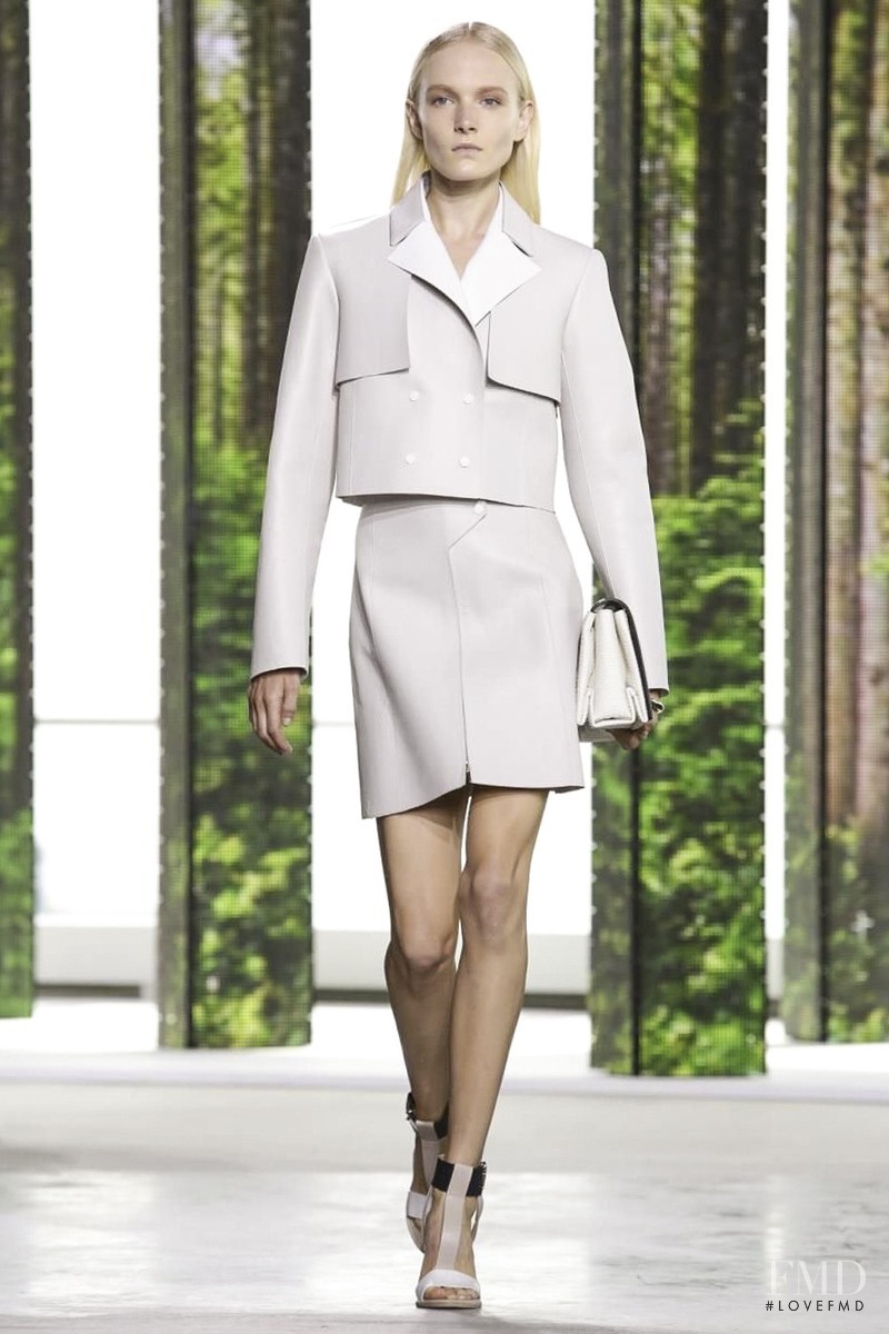 Maja Salamon featured in  the Hugo Boss fashion show for Spring/Summer 2015
