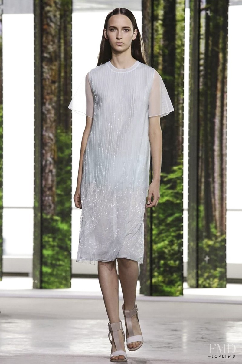 Waleska Gorczevski featured in  the Hugo Boss fashion show for Spring/Summer 2015