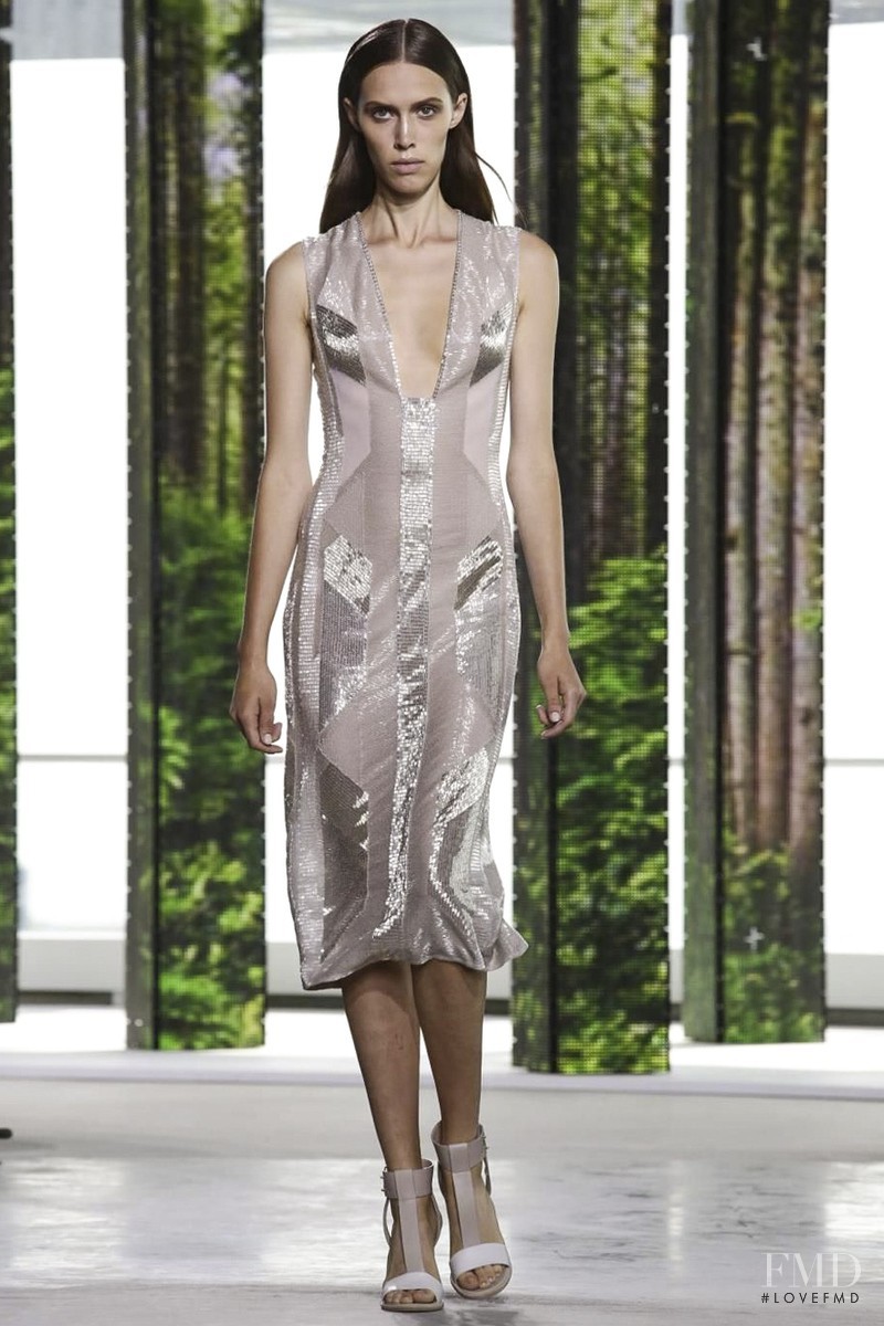 Georgia Hilmer featured in  the Hugo Boss fashion show for Spring/Summer 2015