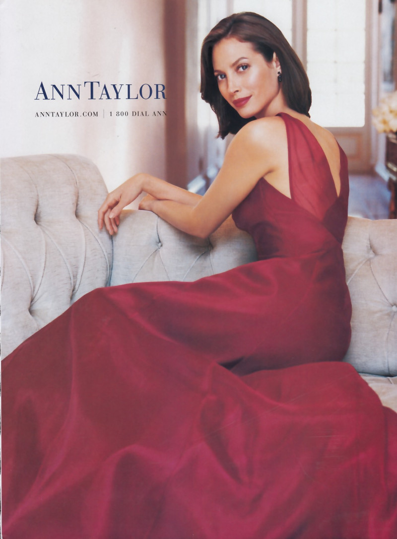 Christy Turlington featured in  the Ann Taylor advertisement for Spring/Summer 2003