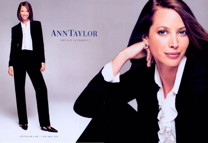 Christy Turlington featured in  the Ann Taylor advertisement for Spring/Summer 2003