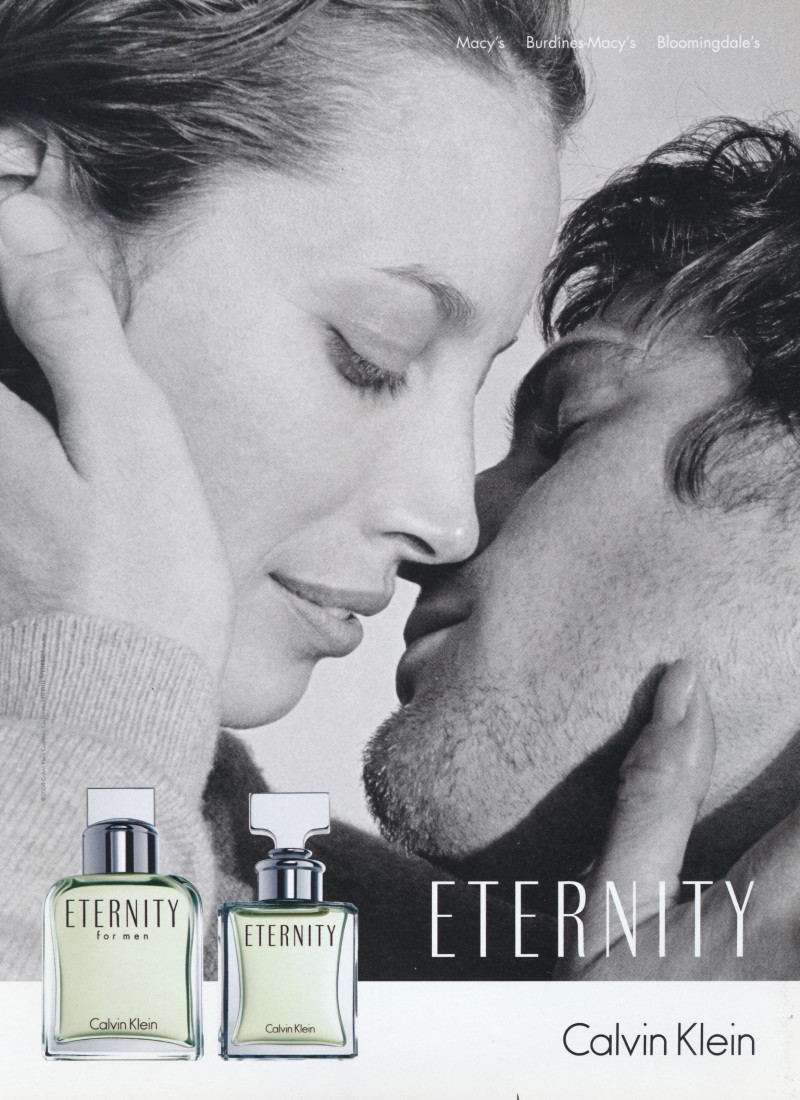 Christy Turlington featured in  the Calvin Klein Fragrance Eternity advertisement for Autumn/Winter 2004