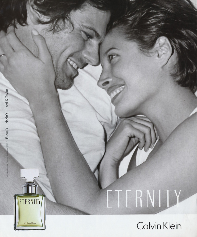 Christy Turlington featured in  the Calvin Klein Fragrance Eternity advertisement for Autumn/Winter 2004