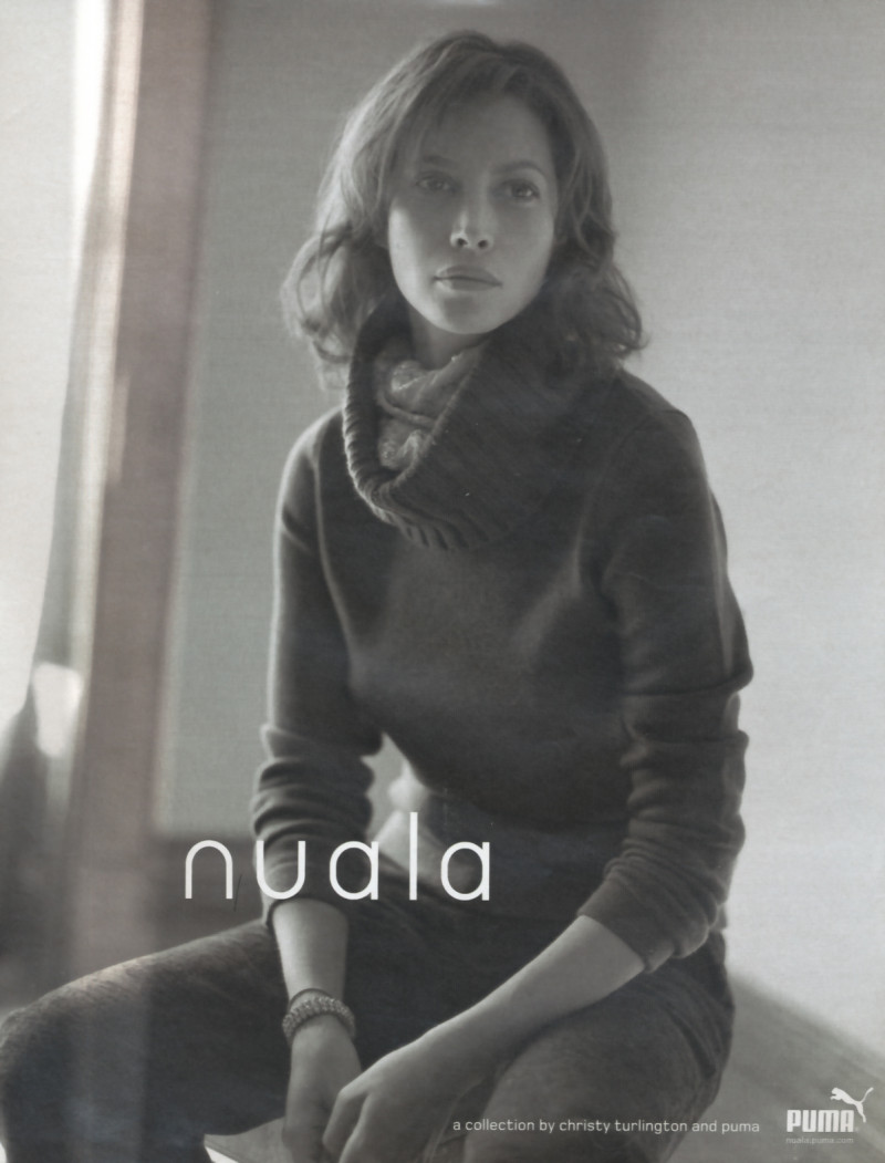 Christy Turlington featured in  the Nuala by PUMA advertisement for Autumn/Winter 2005