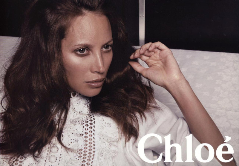 Christy Turlington featured in  the Chloe advertisement for Spring/Summer 2006