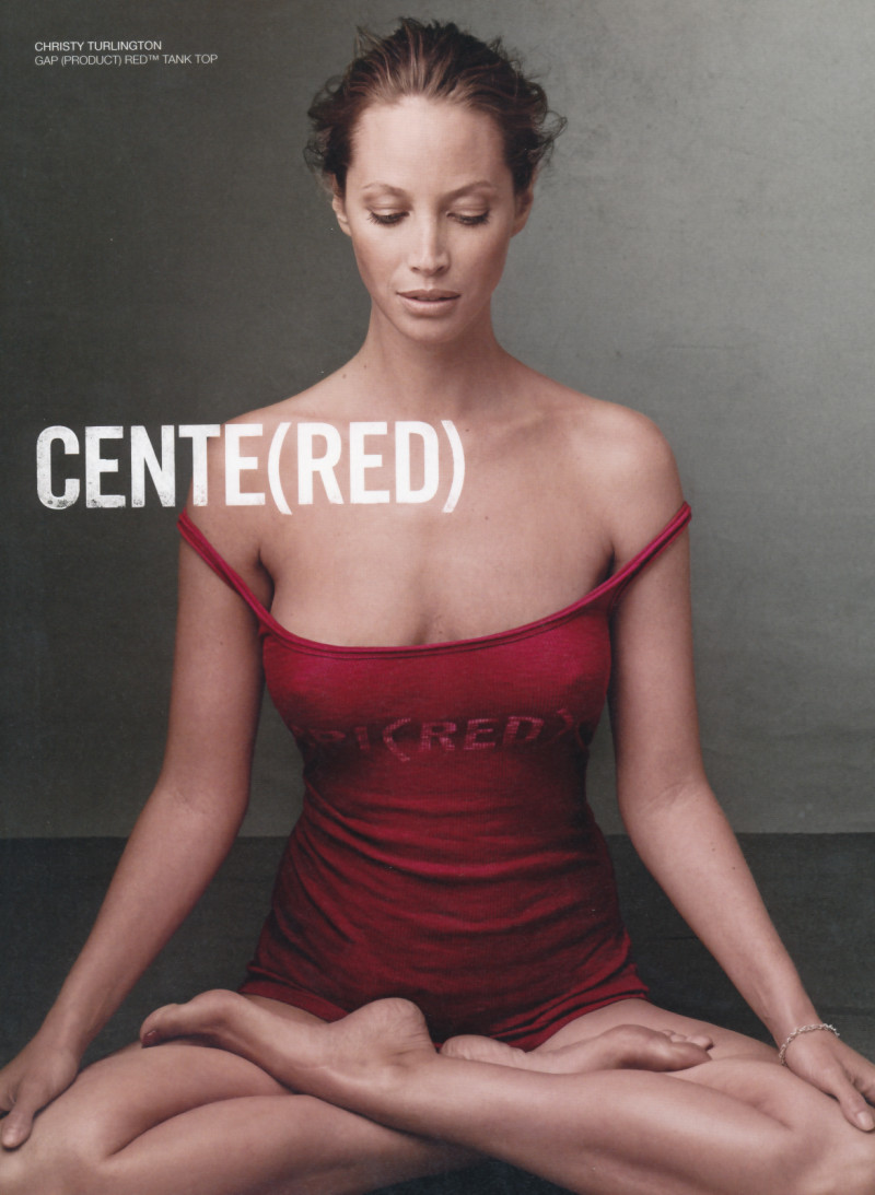 Christy Turlington featured in  the Gap advertisement for Autumn/Winter 2006