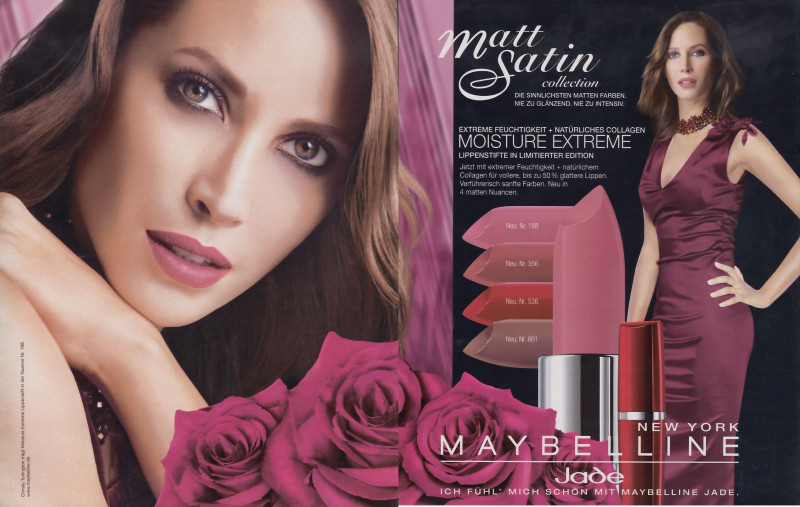 Christy Turlington featured in  the Maybelline advertisement for Autumn/Winter 2007