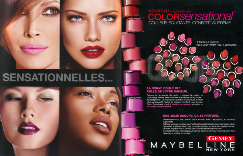 Christy Turlington featured in  the Maybelline advertisement for Autumn/Winter 2007