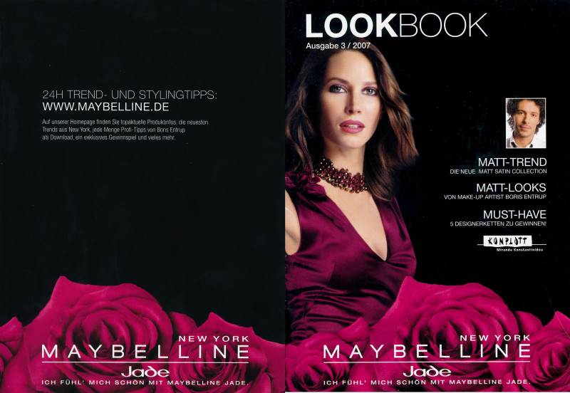 Christy Turlington featured in  the Maybelline advertisement for Autumn/Winter 2007