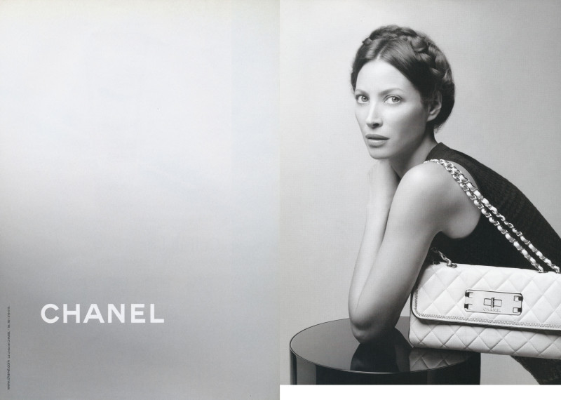 Christy Turlington featured in  the Chanel advertisement for Spring/Summer 2008