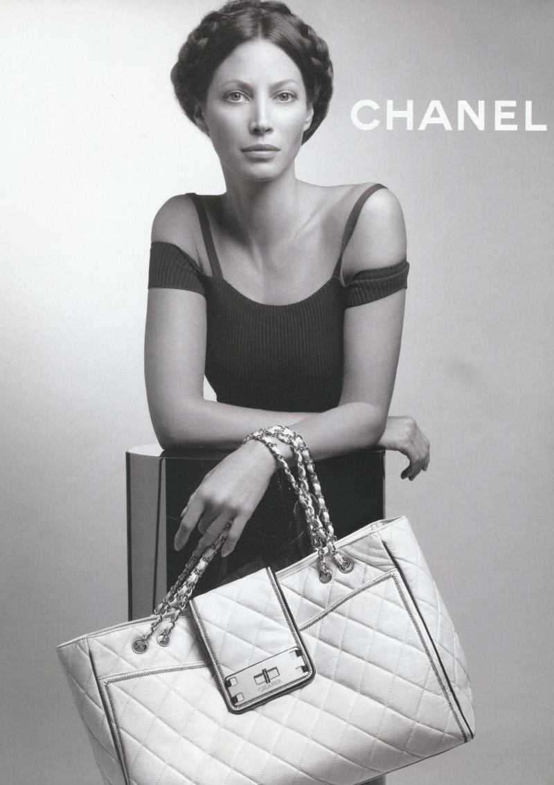 Christy Turlington featured in  the Chanel advertisement for Spring/Summer 2008