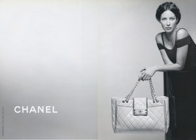 Christy Turlington featured in  the Chanel advertisement for Spring/Summer 2008