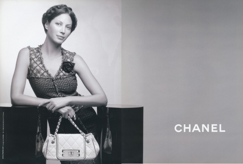 Christy Turlington featured in  the Chanel advertisement for Spring/Summer 2008