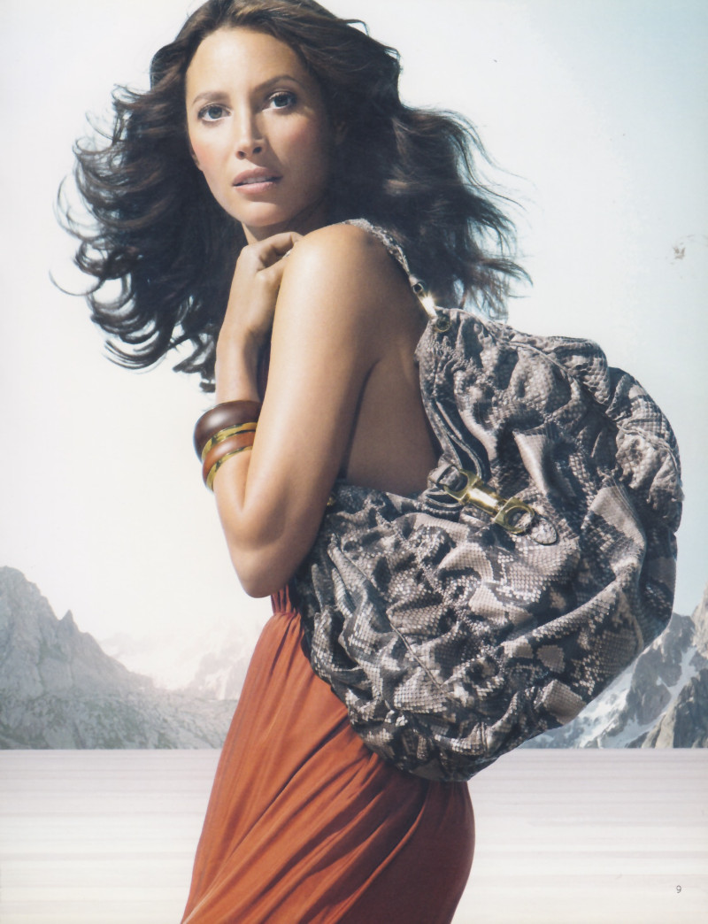 Christy Turlington featured in  the Bally advertisement for Spring/Summer 2010