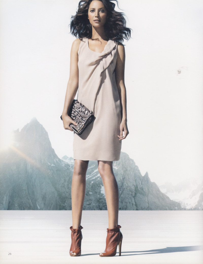 Christy Turlington featured in  the Bally advertisement for Spring/Summer 2010