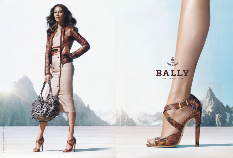 Christy Turlington featured in  the Bally advertisement for Spring/Summer 2010