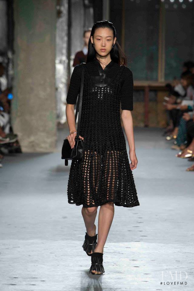 So Ra Choi featured in  the Proenza Schouler fashion show for Spring/Summer 2015