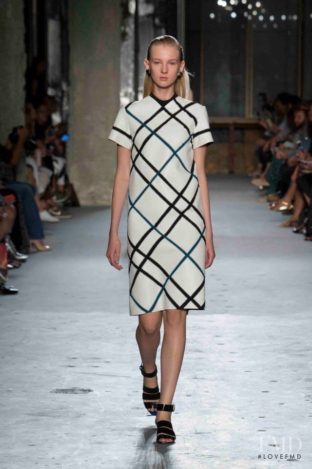 Nastya Sten featured in  the Proenza Schouler fashion show for Spring/Summer 2015