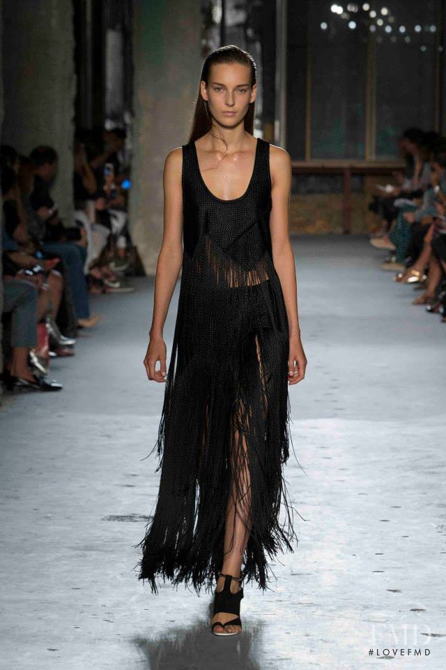Julia Bergshoeff featured in  the Proenza Schouler fashion show for Spring/Summer 2015