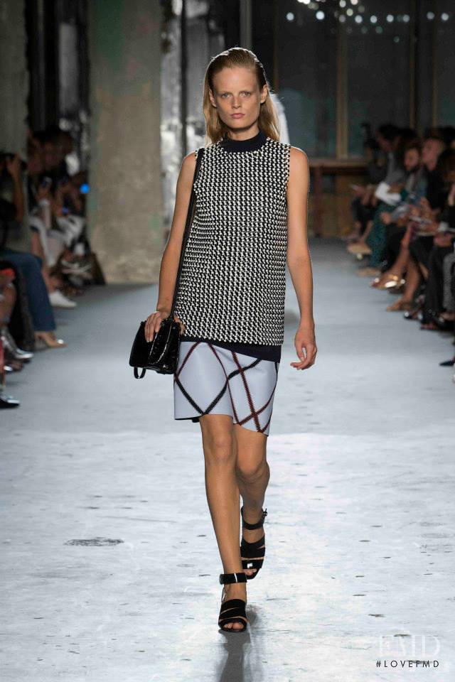 Hanne Gaby Odiele featured in  the Proenza Schouler fashion show for Spring/Summer 2015