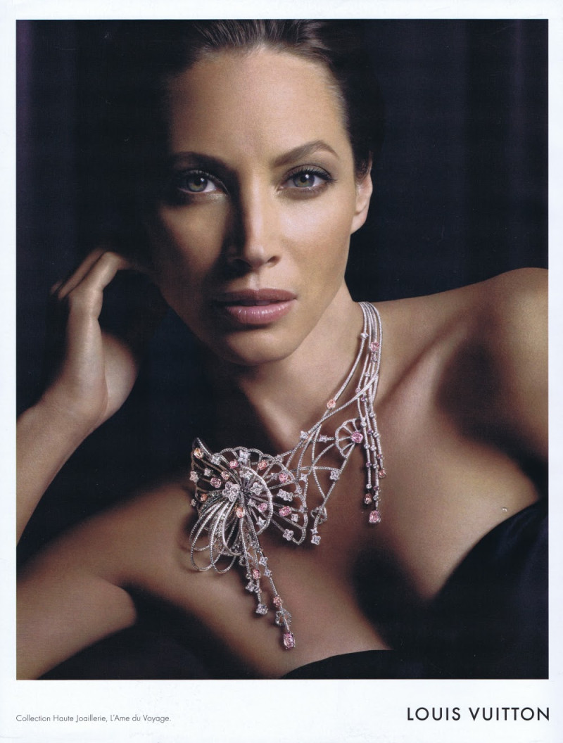 Christy Turlington featured in  the Louis Vuitton Joaillerie advertisement for Autumn/Winter 2011