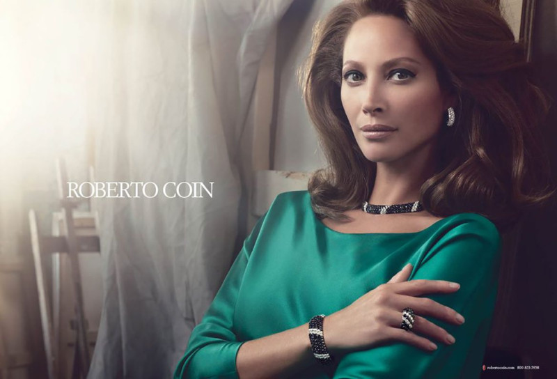Christy Turlington featured in  the Roberto Coin advertisement for Autumn/Winter 2011