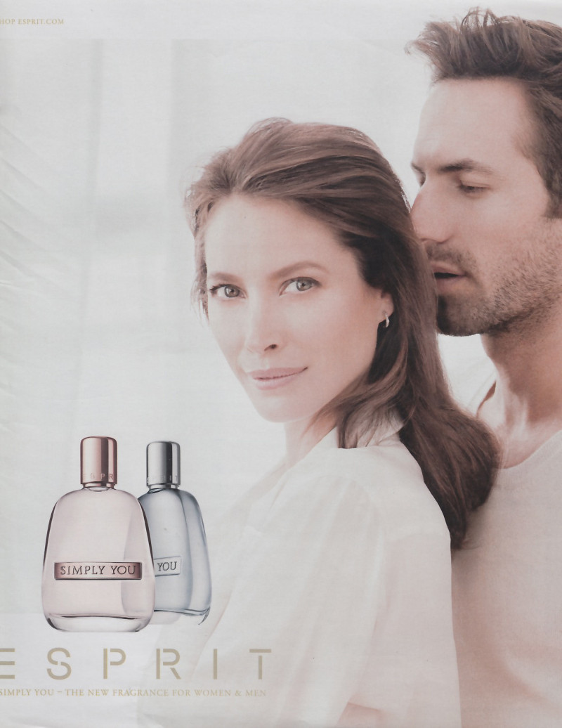 Christy Turlington featured in  the Esprit Fragrance advertisement for Autumn/Winter 2012