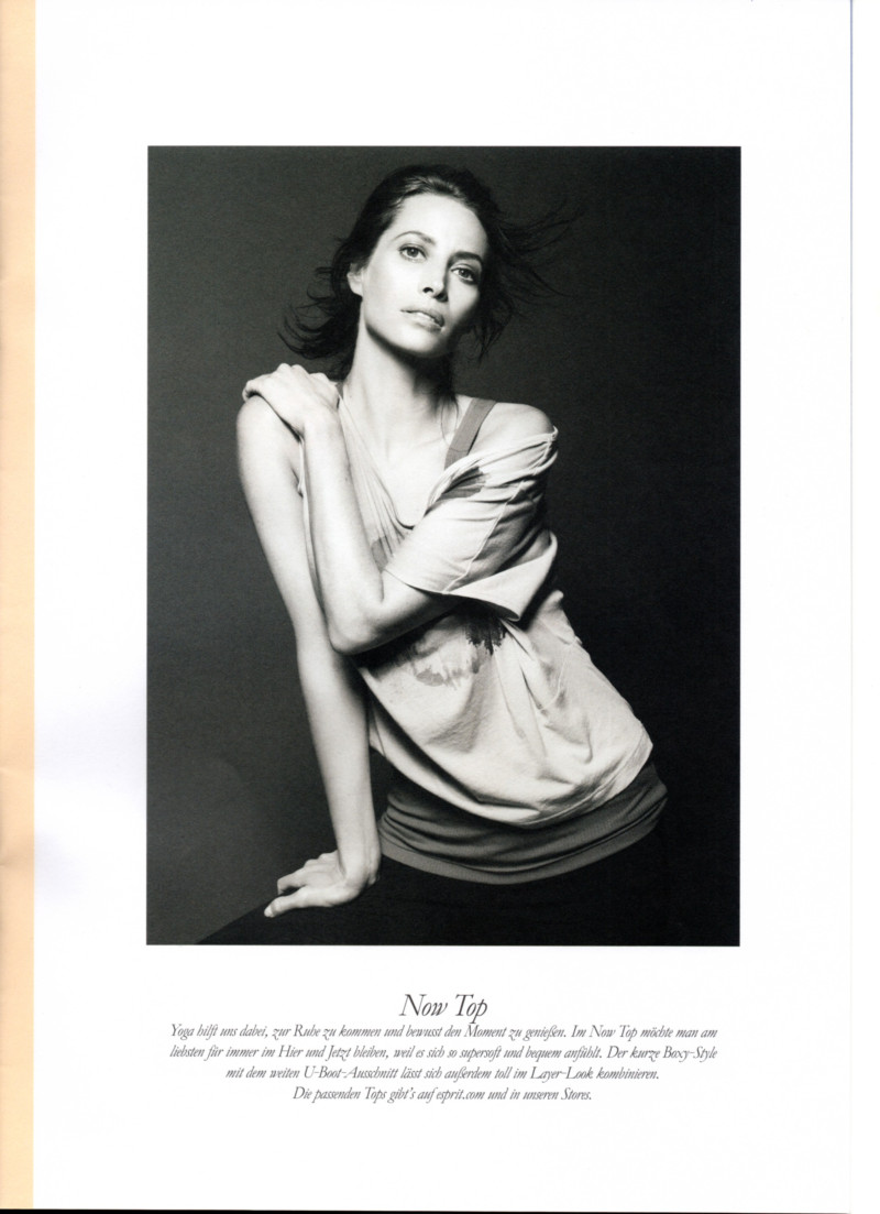 Christy Turlington featured in  the Esprit advertisement for Spring/Summer 2013