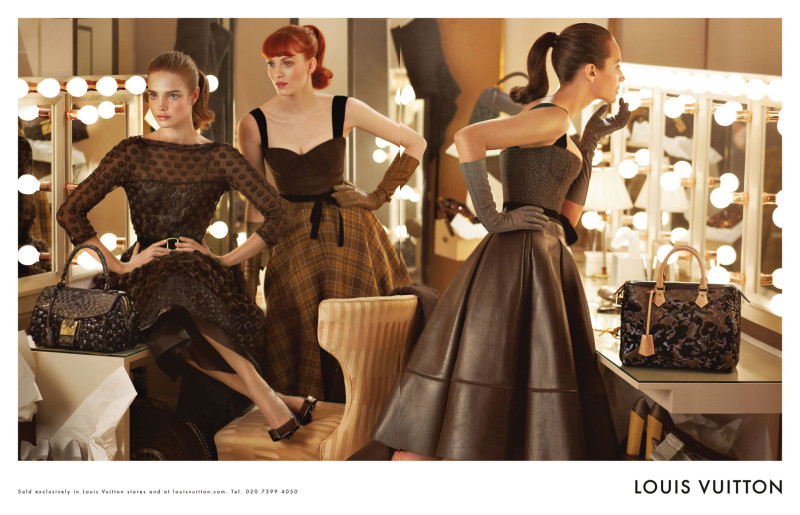 Christy Turlington featured in  the Louis Vuitton advertisement for Autumn/Winter 2014