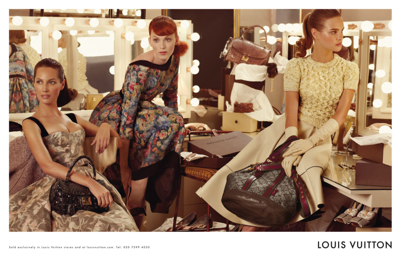 Christy Turlington featured in  the Louis Vuitton advertisement for Autumn/Winter 2014