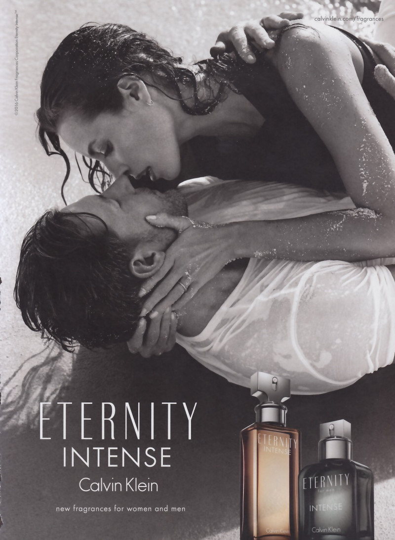 Christy Turlington featured in  the Calvin Klein Fragrance Eternity advertisement for Spring/Summer 2017