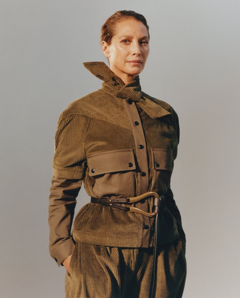 Christy Turlington featured in  the Matches Fashion advertisement for Autumn/Winter 2019