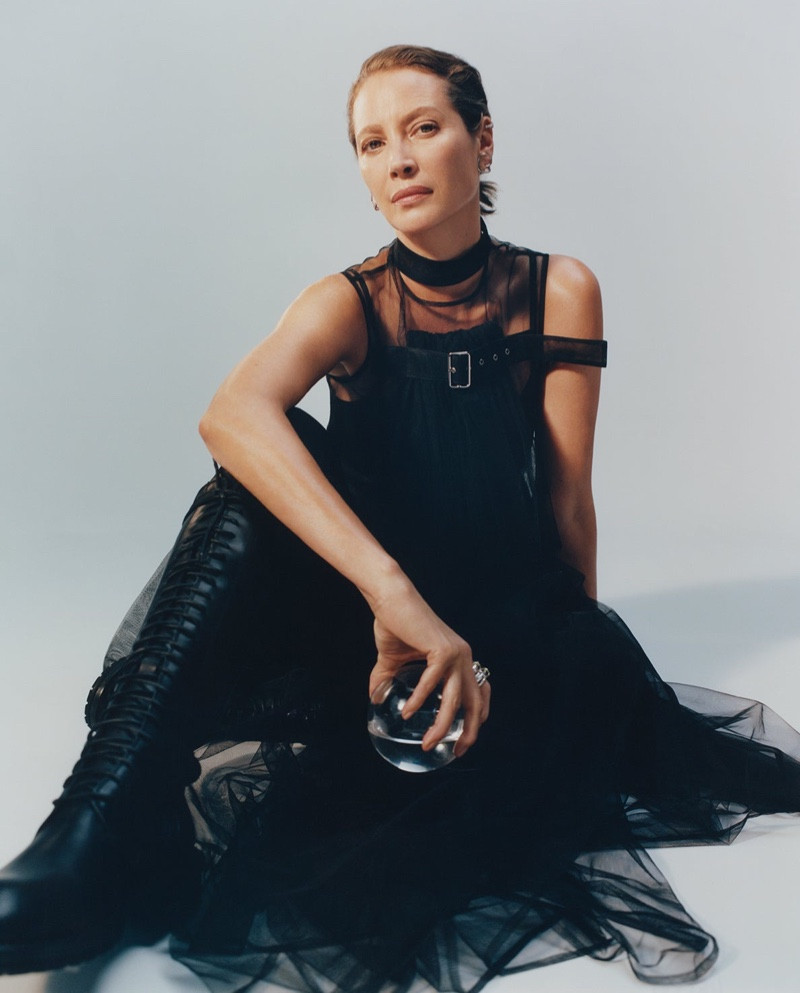 Christy Turlington featured in  the Matches Fashion advertisement for Autumn/Winter 2019