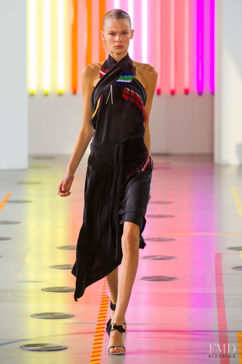 Alexandra Elizabeth Ljadov featured in  the Preen by Thornton Bregazzi fashion show for Spring/Summer 2015