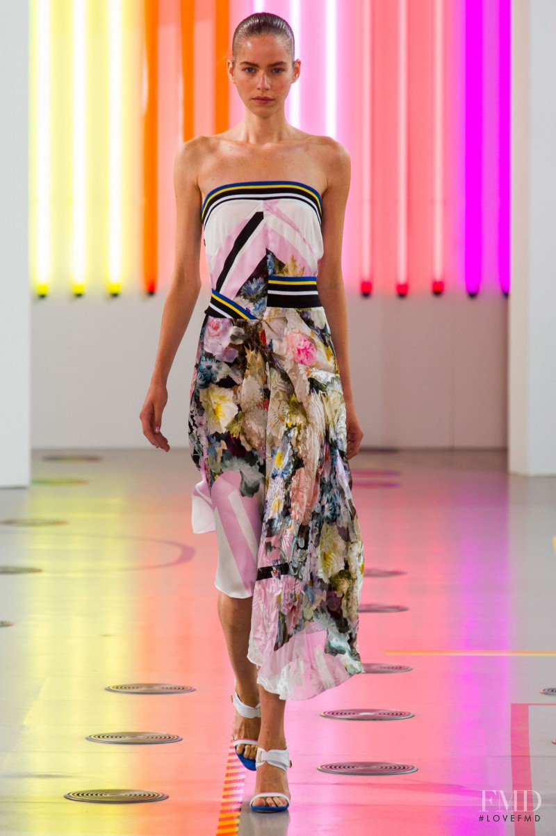 Alexandra Hochguertel featured in  the Preen by Thornton Bregazzi fashion show for Spring/Summer 2015