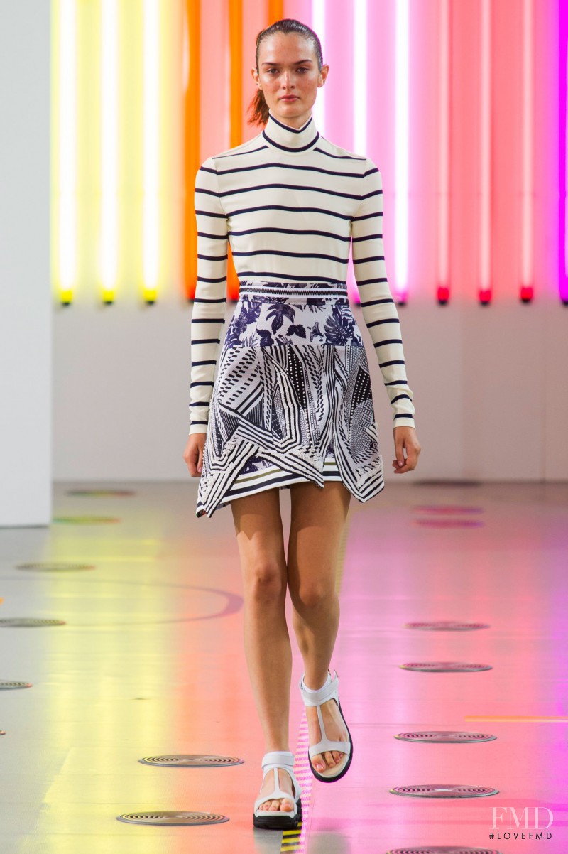 Sam Rollinson featured in  the Preen by Thornton Bregazzi fashion show for Spring/Summer 2015