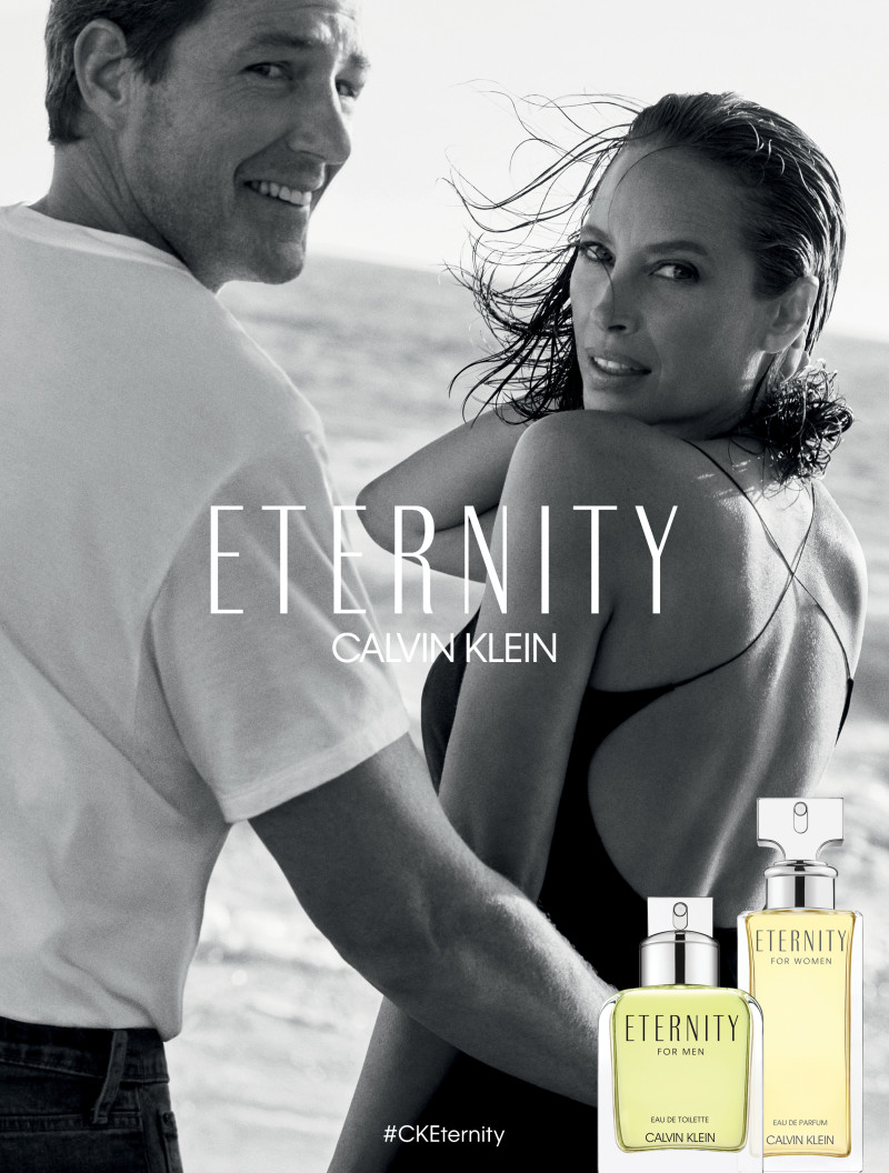 Christy Turlington featured in  the Calvin Klein Fragrance advertisement for Spring/Summer 2020