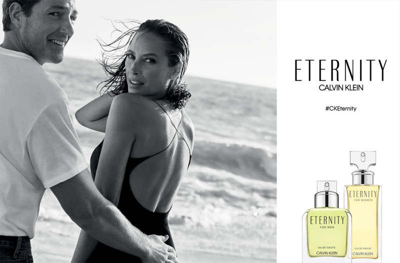 Christy Turlington featured in  the Calvin Klein Fragrance advertisement for Spring/Summer 2020