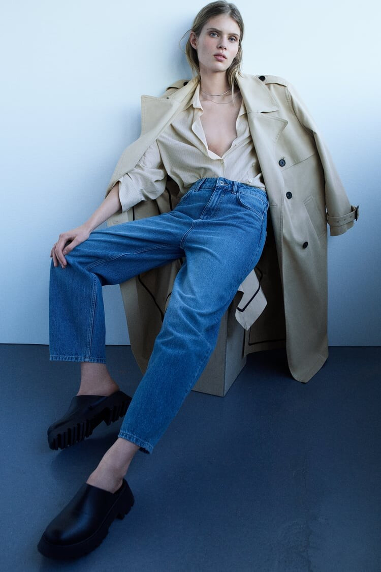 Ida Heiner featured in  the Zara advertisement for Spring/Summer 2023