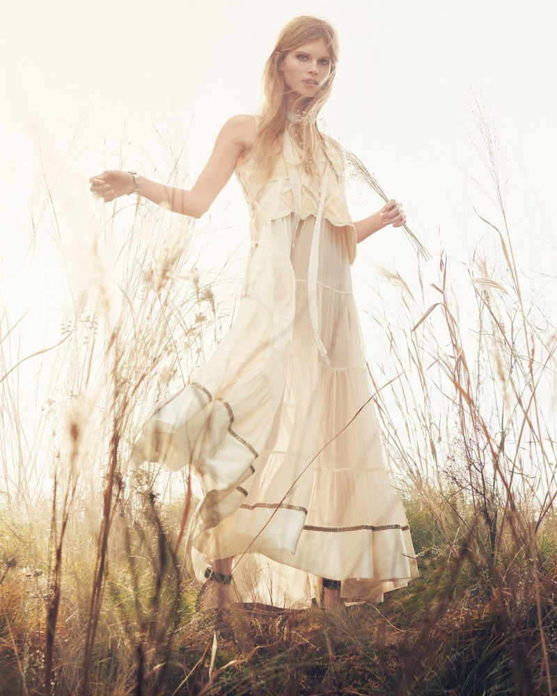 Ida Heiner featured in  the Zara Studio Collection - Spirited Romance advertisement for Spring/Summer 2023