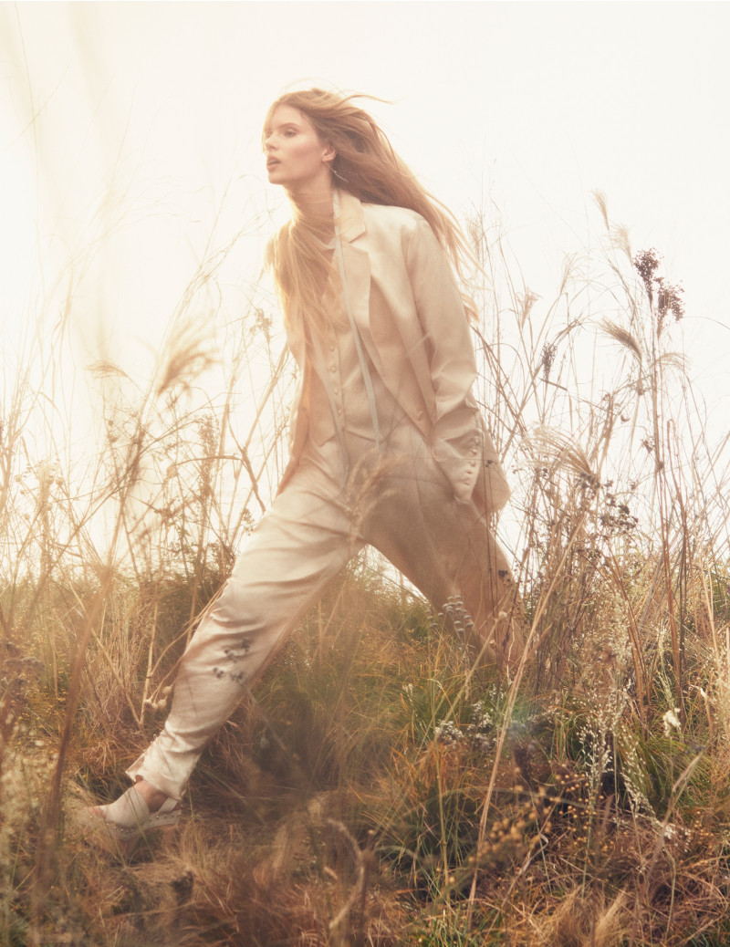 Ida Heiner featured in  the Zara Studio Collection - Spirited Romance advertisement for Spring/Summer 2023
