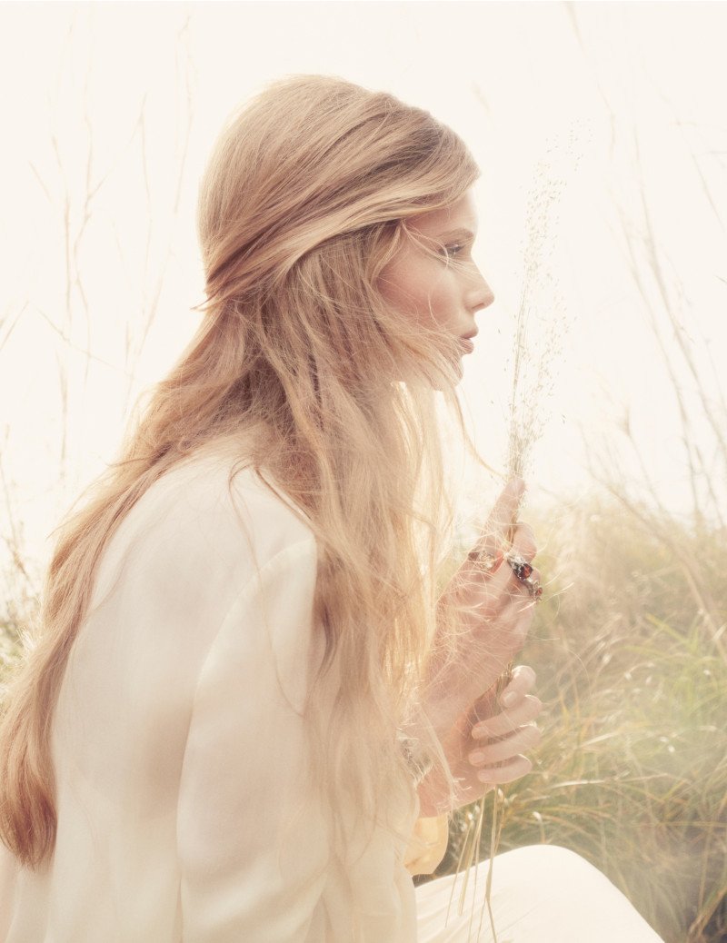 Ida Heiner featured in  the Zara Studio Collection - Spirited Romance advertisement for Spring/Summer 2023