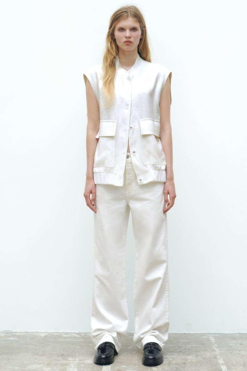 Ida Heiner featured in  the Zara lookbook for Pre-Fall 2023