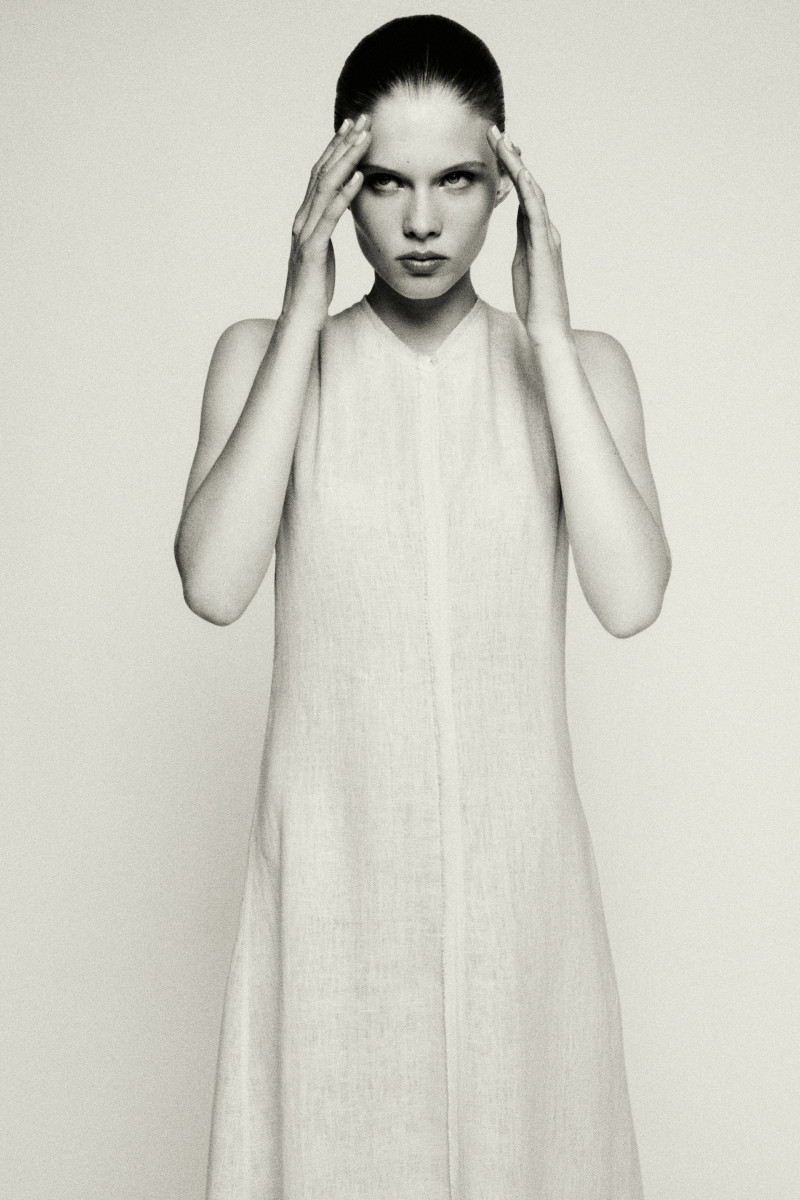 Ida Heiner featured in  the Zara lookbook for Pre-Fall 2023