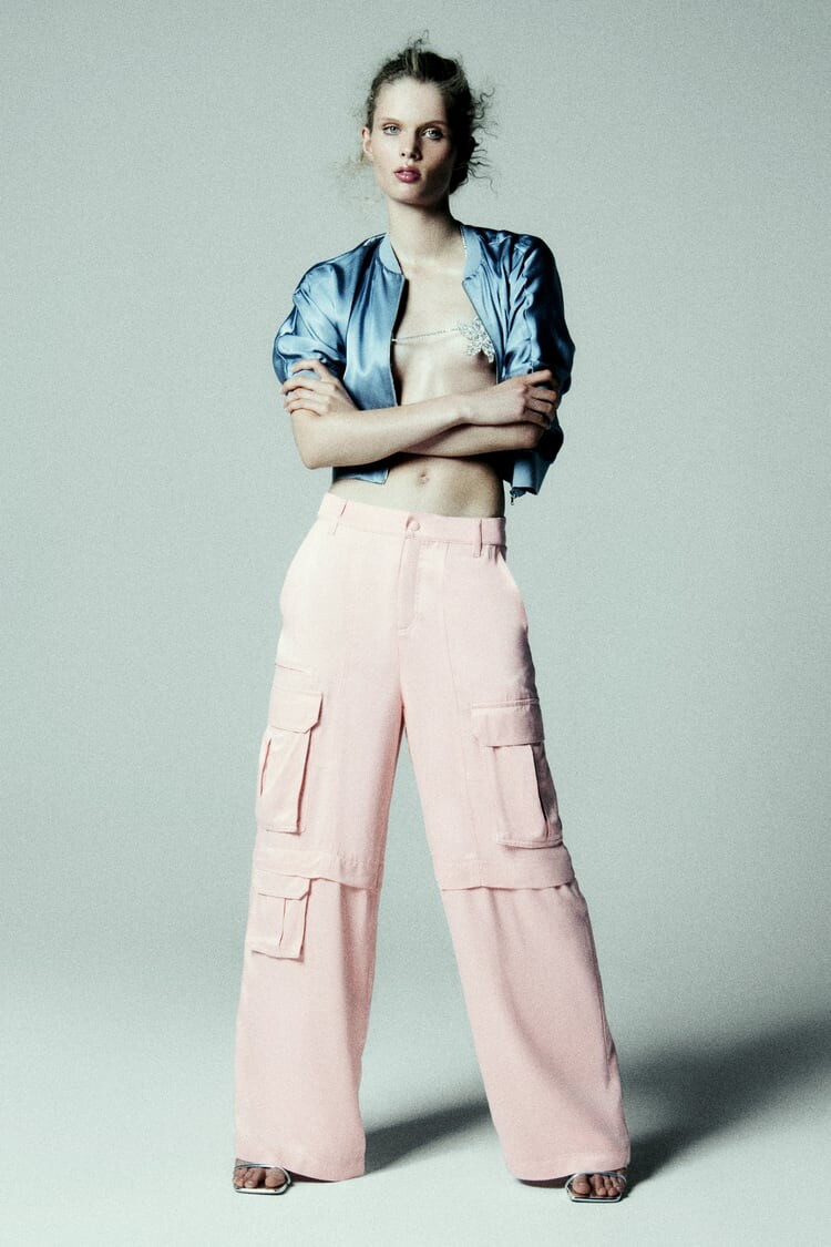 Ida Heiner featured in  the Zara lookbook for Pre-Fall 2023
