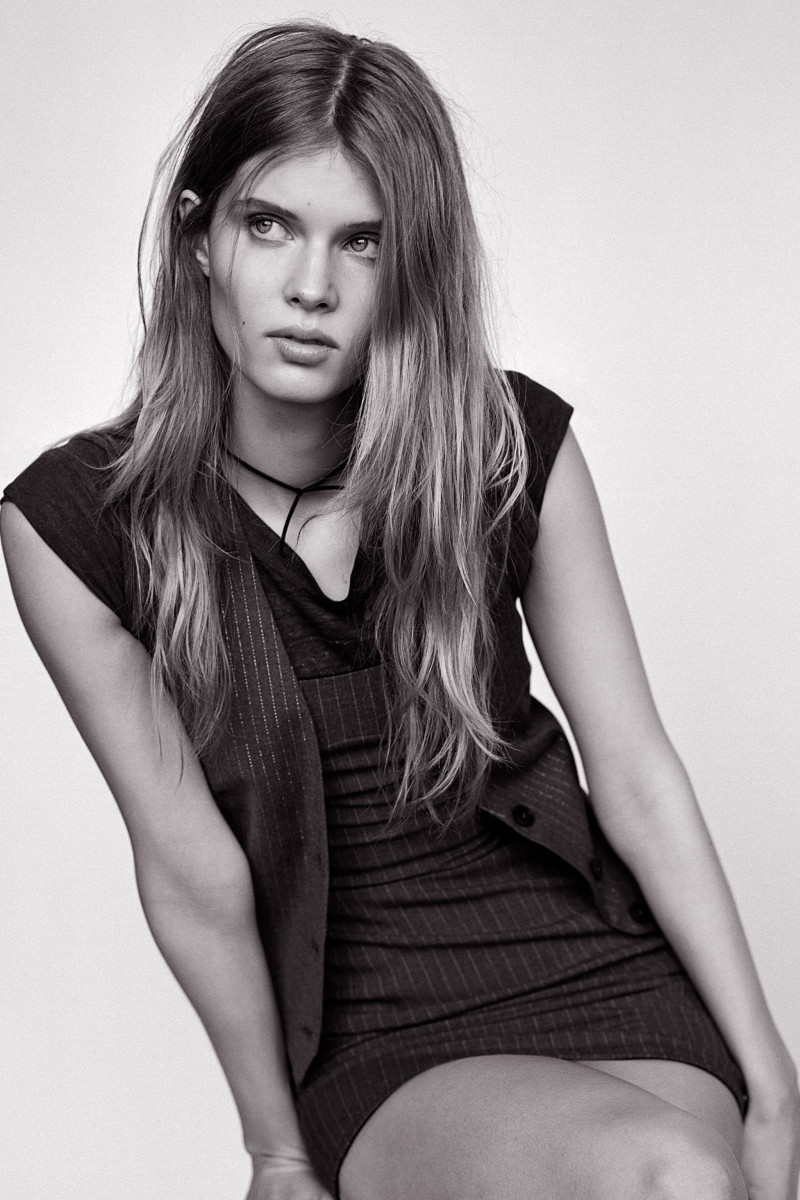 Ida Heiner featured in  the Zara advertisement for Winter 2023