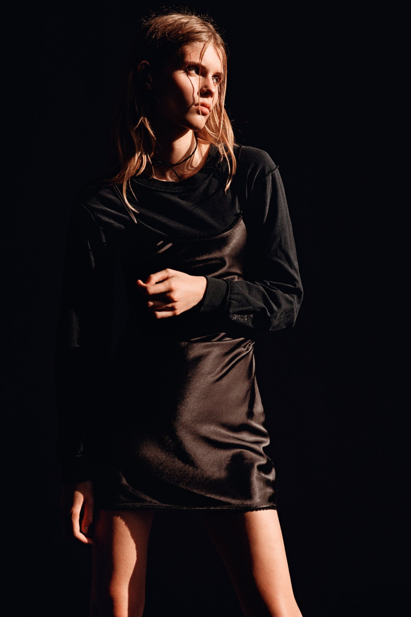 Ida Heiner featured in  the Zara advertisement for Winter 2023