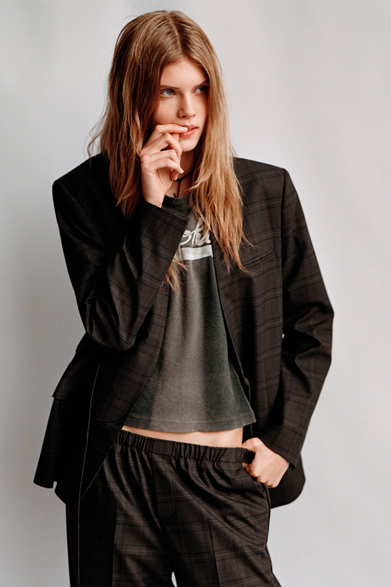 Ida Heiner featured in  the Zara advertisement for Winter 2023