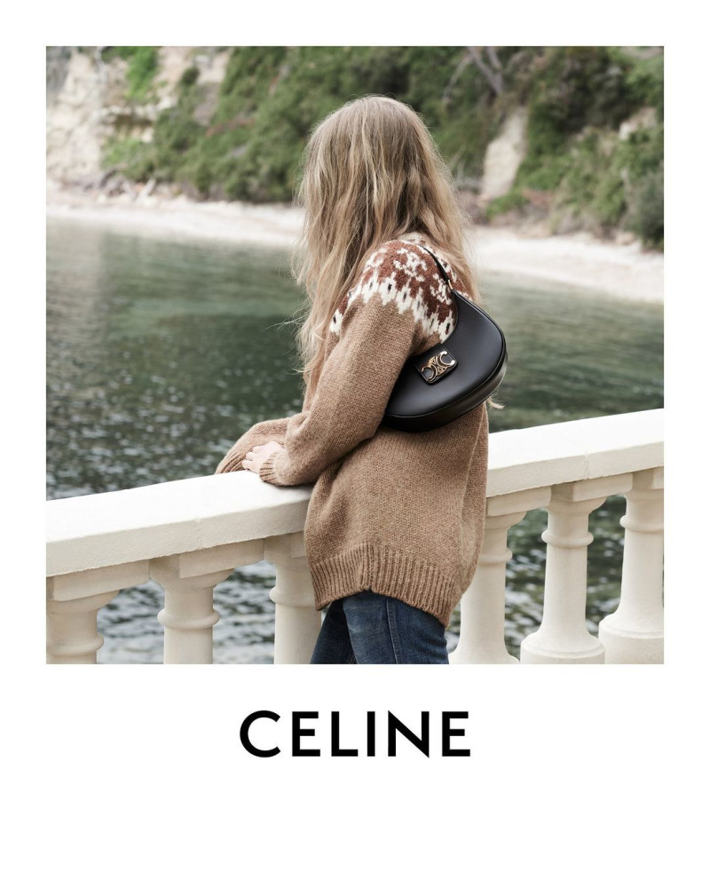 Ida Heiner featured in  the Celine advertisement for Resort 2024