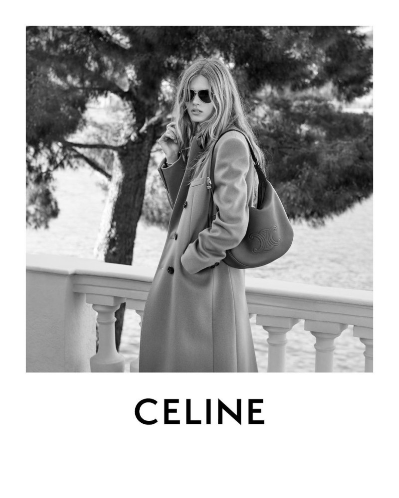 Ida Heiner featured in  the Celine advertisement for Resort 2024